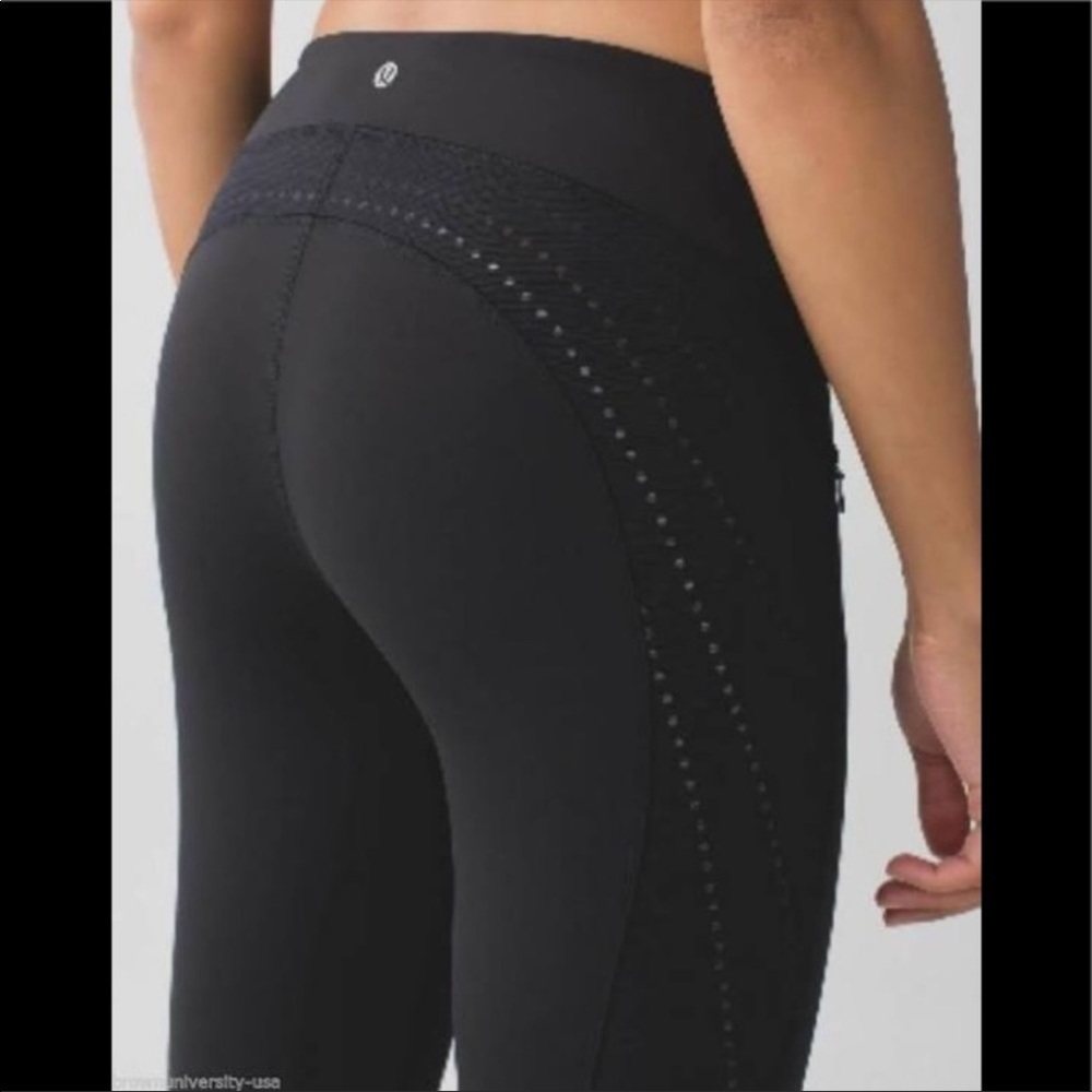 Lululemon Stop at Nothing Running Crops 6